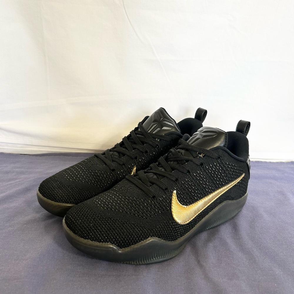 Nike Kobe 11 Elite Low Black/Gold size 8 MEN’S BASKETBALL SHOES - Picture 3 of 8